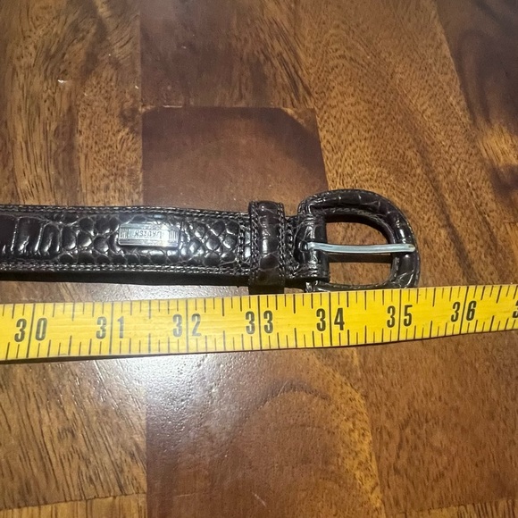 LAUREN RALPH LAUREN WOMENS GENUINE ITALIAN LEATHER BELT SIZE SMALL BROWN - Picture 12 of 13